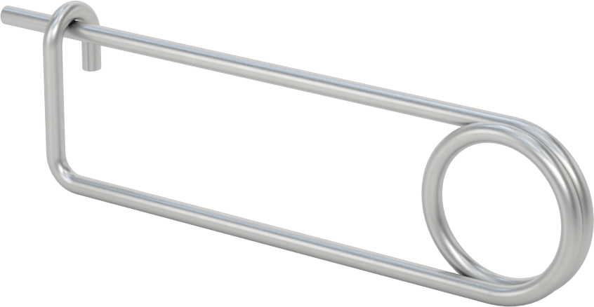 McMaster 90026A125 18-8 Stainless Steel Long-Life Wire-Snap Cotter Pin, 1/8" Wire Diameter, 2-3/4" Usable Length