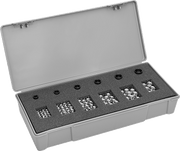 McMaster 90284A400 Key - Locking Insert Assortment with Tool, 18 - 8 Stainless Steel, 10 - 24 to 1/2" - 13 Thread Sizes - KVM Tools Inc.KV90284A400