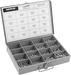 McMaster 90345A216 Tapping Screw Assortment for Sheet Metal Rounded Head, 18 - 8 Stainless Steel, 1250 Pieces - KVM Tools Inc.KV90345A216