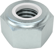 McMaster 90576A117 Medium-Strength Steel Nylon-Insert Locknut, Zinc Plated, M8 x 1.25 mm Thread Size, Pack of 100