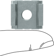 McMaster 90680A157 Snap - in Nut Zinc - Plated Steel, 3/8" - 16 Size, for 0.162" - 0.21" Thick Panel - KVM Tools Inc.KV90680A157