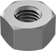 McMaster 95462A033 Medium - Strength Steel Hex Nut Grade 5, Zinc - Plated, 1/2" - 13 Thread Size PK100 - KVM Tools Inc.KV95462A033