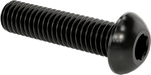 McMaster 91239A327 Button Head Hex Drive Screw Black - Oxide Alloy Steel, M6 x 1.00 mm Thread, 25 mm Long - KVM Tools Inc.KV91239A327