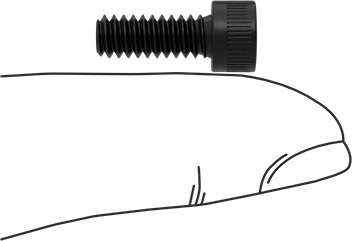 McMaster 91251A242 Black-Oxide Alloy Steel Socket Head Screw 10-24 Thread Size, 1/2" Long PK100
