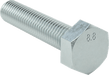 McMaster 91280A911 Medium - Strength Class 8.8 Steel Hex Head Screw Zinc - Plated, M20 x 2.5 mm Thread, 80 mm Long, Fully Threaded - KVM Tools Inc.KV91280A911