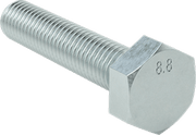 McMaster 91280A733 Medium - Strength Class 8.8 Steel Hex Head Screw Zinc - Plated, M12 x 1.75 mm Thread, 70 mm Long, Fully Threaded PK10 - KVM Tools Inc.KV91280A733