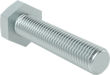 McMaster 91280A014 Medium - Strength Class 8.8 Steel Hex Head Screw Zinc - Plated, M24 x 3 mm Thread, 80 mm Long, Fully Threaded - KVM Tools Inc.KV91280A014