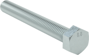 McMaster 91280A770 Medium-Strength Class 8.8 Steel Hex Head Screw, Zinc-Plated, M12 x 1.75 mm Thread, 100 mm Long, Fully Threaded, Pack of 5