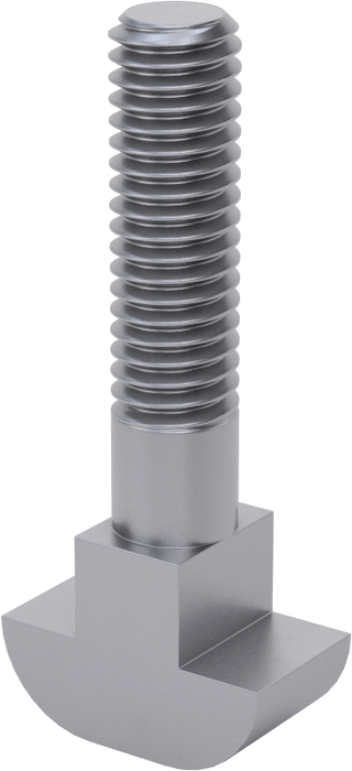 McMaster 91523A292 Steel Machined Neck T-Slot Bolt, M16×2 mm, 60 mm Long, for 16 mm Slot, Class 8.8, DIN 186