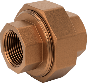 McMaster 9152K64 Medium - Pressure Brass Pipe Fitting Union Straight Connector, 3/4 NPT Female - KVM Tools Inc.KV9152K64