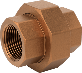 McMaster 9152K65 Medium - Pressure Brass Pipe Fitting Union Straight Connector, 1 NPT Female - KVM Tools Inc.KV9152K65
