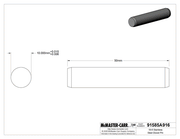 McMaster 91585A916 18-8 Stainless Steel Dowel Pin, 10 mm Diameter, 50 mm Long