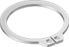 McMaster 98552A153 External Retaining Ring Assortment, for Inches with 218 Pieces, 15-7 PH Stainless Steel
