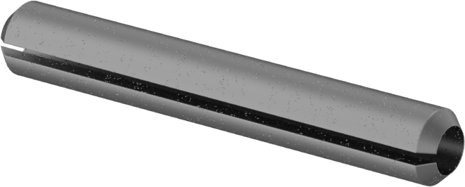 McMaster 91611A213 Slotted Spring Pin, Pack of 100, Spring Steel, 4mm Diameter × 30mm Long, for 4-4.2mm Hole