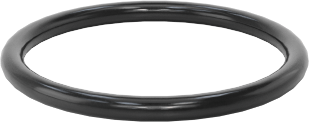 McMaster 9194N121 Chemical-Resistant Viton Fluoroelastomer O-Ring, High-Pressure, 1/16 Width, Dash No. 019, ID 13/16" × OD 15/16", Pack of 5