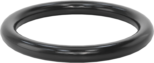 McMaster 9194N133 Chemical-Resistant Viton Fluoroelastomer O-Ring, High-Pressure, 3/32 Width, Dash No. 117, ID 13/16" × OD 1", Pack of 5