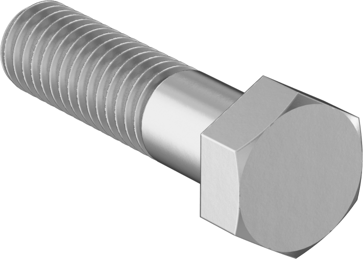McMaster 92186A112 Super-Corrosion-Resistant 316 Stainless Steel Hex Head Screw, 7/8"-9 Thread Size, 4" Long, Partially Threaded