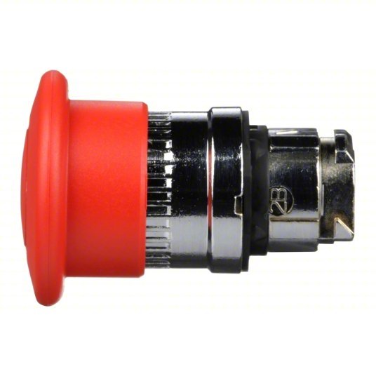 Schneider ZB4BT84 Push Button Operator 22 mm Size, Maintained Push / Maintained Pull, Red, Metal - KVM Tools Inc.KV6HP73
