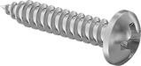 McMaster 90345A216 Tapping Screw Assortment for Sheet Metal Rounded Head, 18 - 8 Stainless Steel, 1250 Pieces - KVM Tools Inc.KV90345A216