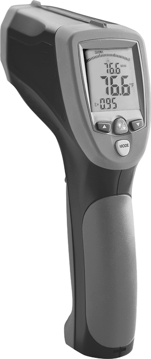 McMaster 9254T915 Infrared Thermometer with Calibration Certificate, Adjustable Emissivity, -58 to 3,992°F