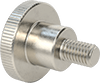 McMaster 92558A440 Stainless Steel Raised Knurled-Head Thumb Screw, M8 x 1.25 mm Thread Size, 12 mm Long