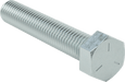 McMaster 92865A924 Medium - Strength Grade 5 Steel Hex Head Screw Zinc - Plated, 1" - 8 Thread Size, 5" Long, Fully Threaded - KVM Tools Inc.KV92865A924