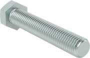 McMaster 92865A806 Medium - Strength Grade 5 Steel Hex Head Screw Zinc - Plated, 5/8" - 11 Thread Size, 3" Long, Fully Threaded PK5 - KVM Tools Inc.KV92865A806