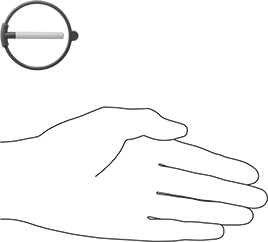 McMaster 93088A120 Stretch - Fit One - Piece Socket Retaining Ring for 3/4" Square Drive, 2" to 2 - 1/4" ID - KVM Tools Inc.KV93088A120