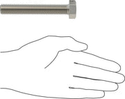McMaster 93190A858 Hex Head Screw SS, 5/8" - 11, Coarse, 4 In Lg - KVM Tools Inc.KV93190A858