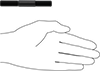 McMaster 93275A052 Black-Oxide Steel Threaded on Both Ends Setup Stud, M12 x 1.75 mm Thread, 31 mm Thread Lengths, 95 mm Long