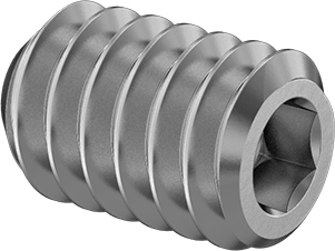 McMaster 93386A454 400 Nickel Alloy Cup - Point Set Screw 1/4" - 20 Thread, 3/8" Long - KVM Tools Inc.KV93386A454