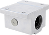 McMaster 57745K21 Flange-Mount Linear Shaft Support, for 1/2" Diameter Shafts, 6061 Aluminum