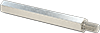 McMaster 93655A224 Male-Female Threaded Hex Standoff, 18-8 Stainless Steel, 4.500 mm Hex, 35 mm Long, M3 x 0.50 mm Thread