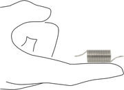 McMaster 9433K751 302 Stainless Steel Extension Spring with Hook Ends 1.75" Long, 0.5" OD, 0.041" Wire Diameter - KVM Tools Inc.KV9433K751