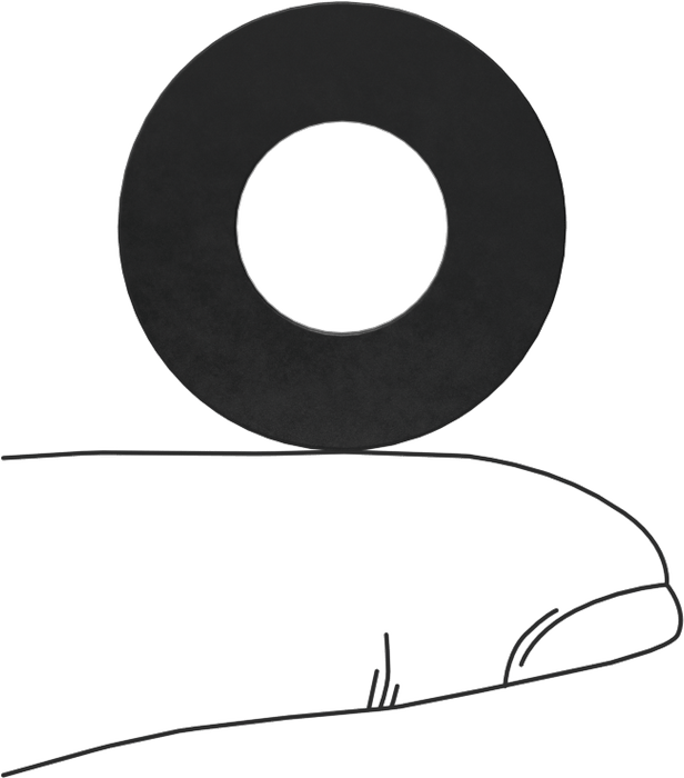 McMaster 94708A517 Galvanized Steel and Neoprene Bonded Sealing Washer, Pack of 50, for 1/2" Screw Size, 0.532" ID, 1" OD, 0.086" to 0.116" Thick