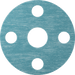 McMaster 9472K632 Oil - Resistant Aramid - Reinforced Buna - N Gasket with Bolt Holes, for 3/4 Pipe Size, ANSI Class 150, Thickness 1/8 in - KVM Tools Inc.KV9472K632 - 1/8