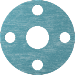 McMaster 9472K633 Oil - Resistant Aramid - Reinforced Buna - N Gasket with Bolt Holes, for 1 Pipe Size, ANSI Class 150 Thickness 1/8 in - KVM Tools Inc.KV9472K633 - 1/8