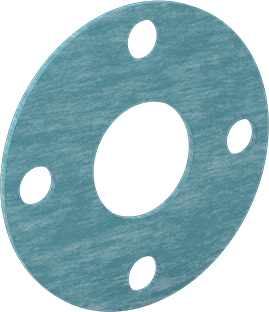 McMaster 9472K635 Oil - Resistant Aramid/Buna - N Gasket with Bolt Holes, for 1 - 1/2 Pipe Size, ANSI Class 150, 1/16" Thick - KVM Tools Inc.KV9472K6351/16