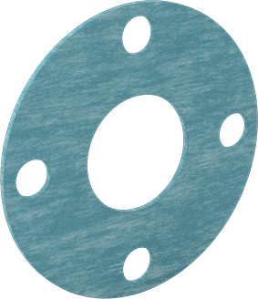 McMaster 9472K636 Oil - Resistant Aramid/Buna - N Gasket with Bolt Holes, for 2 Pipe Size, ANSI Class 150, 1/8" Thick - KVM Tools Inc.KV9472K636