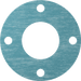 McMaster 9472K638 Oil - Resistant Aramid/Buna - N Gasket with Bolt Holes, for 3 Pipe Size, ANSI Class 150, 1/16" Thick - KVM Tools Inc.KV9472K6381/16