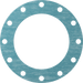 McMaster 9472K645 Oil - Resistant Aramid/Buna - N Gasket with Bolt Holes, for 10 Pipe Size, ANSI Class 150 - KVM Tools Inc.KV9472K645