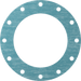 McMaster 9472K646 Oil - Resistant Aramid/Buna - N Gasket with Bolt Holes, for 12 Pipe Size, ANSI Class 150, 1/8" Thick - KVM Tools Inc.KV9472K646