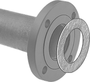 McMaster 9472K616 Oil - Resistant Aramid/Buna - N Gasket for 2 Pipe Size, ANSI Class 150, 1/8 in Thick - KVM Tools Inc.KV9472K616