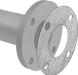 McMaster 9472K635 Oil - Resistant Aramid/Buna - N Gasket with Bolt Holes, for 1 - 1/2 Pipe Size, ANSI Class 150, 1/16" Thick - KVM Tools Inc.KV9472K6351/16