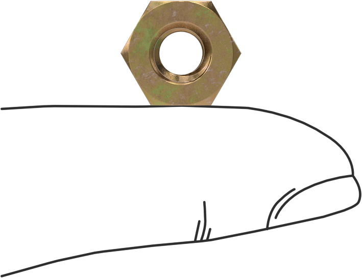 McMaster 94895A029 SAE Grade 8 High-Strength Steel Hex Nut, Pack of 100, Zinc-Yellow-Chromate-Plated, 1/4"-20 Thread