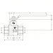 Apollo 94A10801 Manual Two - Way Ball Valve 2 in, Brass, Straight, FNPT x FNPT, 600 psi Max. Pressure (CWP) - KVM Tools Inc.KV1CKD6