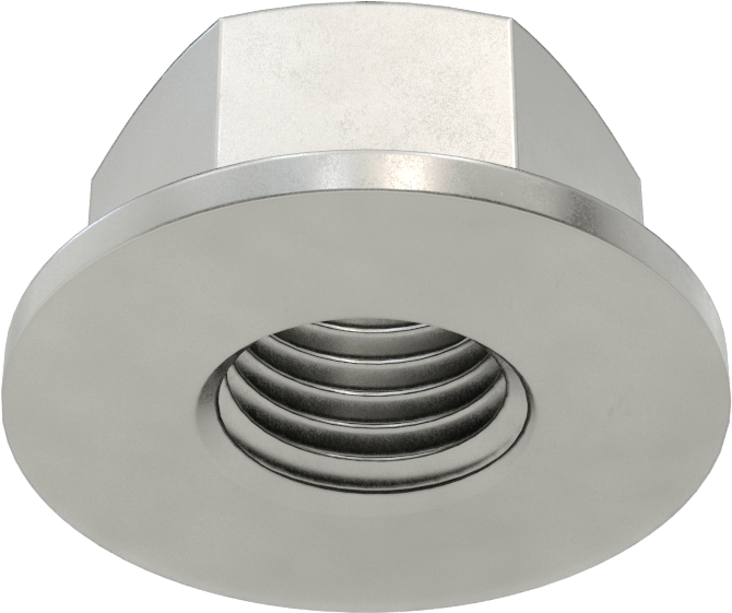 McMaster 95003A212 High-Strength Class 10 Steel Flange Nut, M16×2 mm, Pack of 10, DIN 6923/ISO 4161