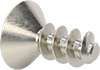 McMaster 95893A233 Flat Head Thread-Forming Screws for Plastic, 18-8 Stainless Steel, Torx Drive, M4 Screw Size, 10 mm Long, Pack of 25