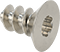 McMaster 95893A245 Flat Head Thread-Forming Screws for Plastic, 18-8 Stainless Steel, Torx Drive, M5 Screw Size, 10 mm Long, Pack of 25