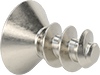 McMaster 95893A245 Flat Head Thread-Forming Screws for Plastic, 18-8 Stainless Steel, Torx Drive, M5 Screw Size, 10 mm Long, Pack of 25